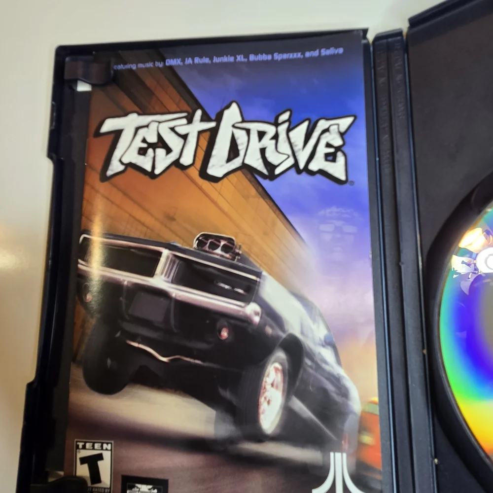 Test Drive Sony Ps2 - Black Complete In Box! Playstation 2 Game Tested Working